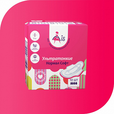 Mis прокладки гиг. Ультратокние Нормал Софт 10 шт, 220мм. 